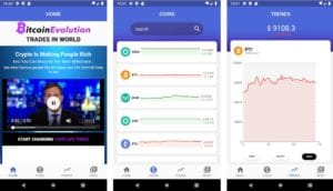 Bitcoin Evolution Mobile App